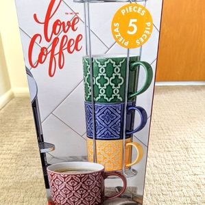 Stackable Mugs with Stand